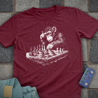 Chimp Playing Chess T-Shirt