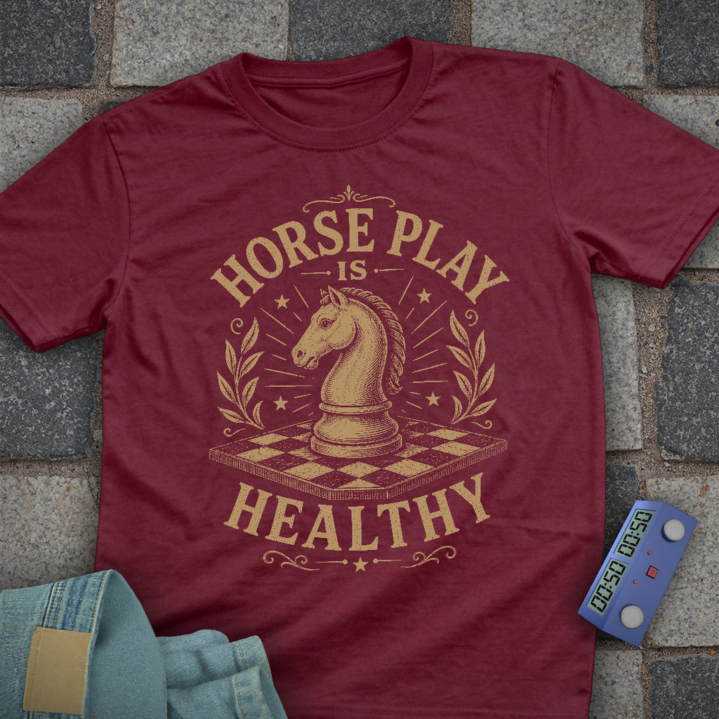 Horse Play Chess T-Shirt