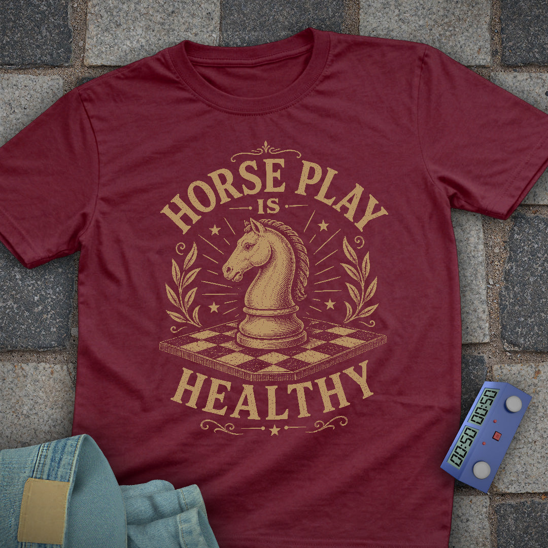 Horse Play Chess T-Shirt
