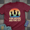 Fork & Find Out Chess T-Shirt