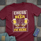 Chess & Beer Here T-Shirt