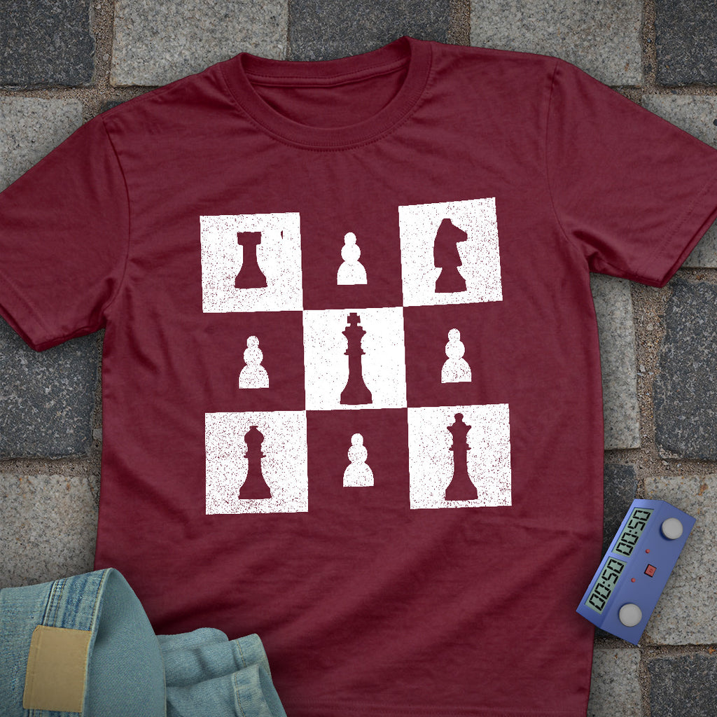Square Style Chess T-Shirt