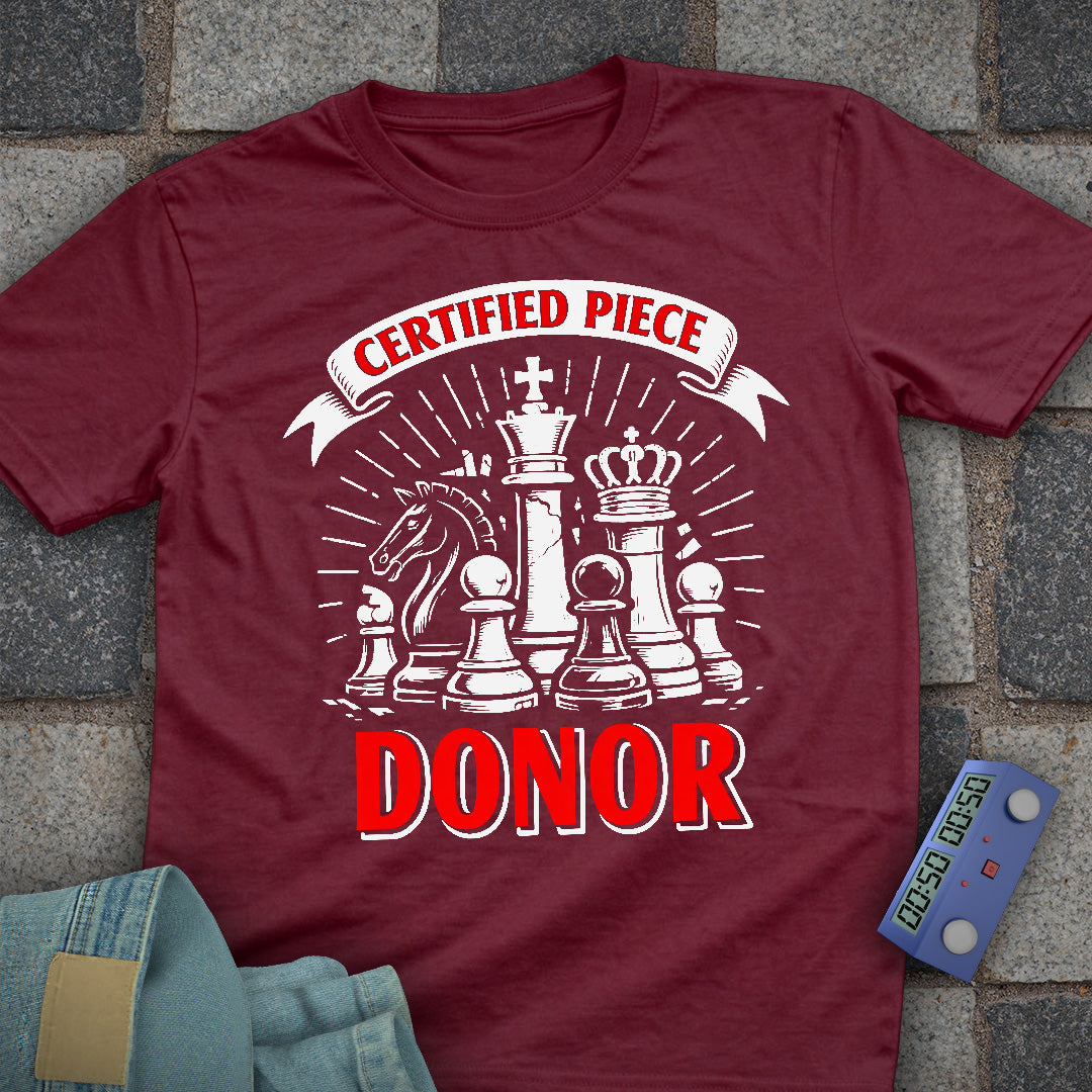 Certified Donor Chess T-Shirt