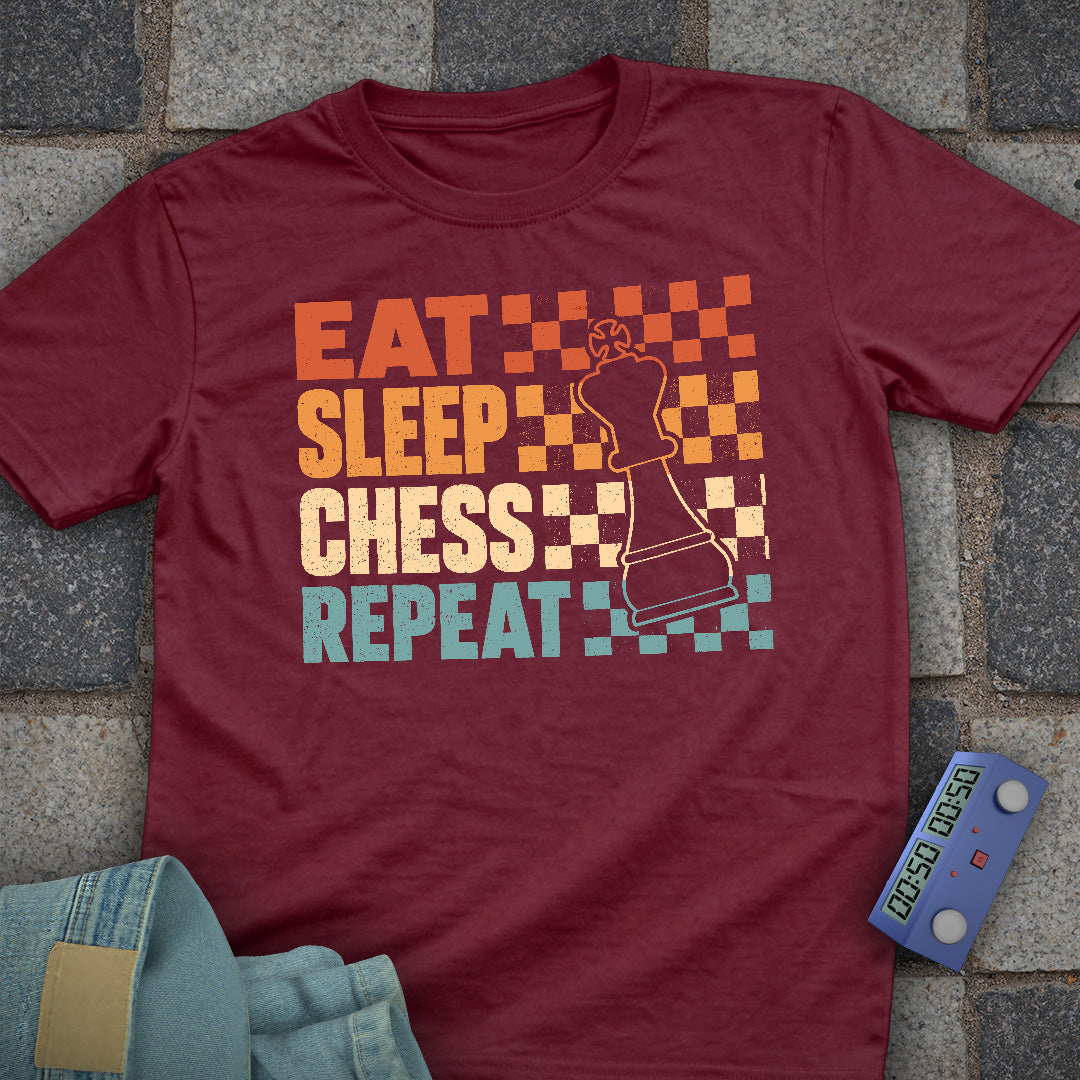Eat Sleep Chess Repeat T-Shirt
