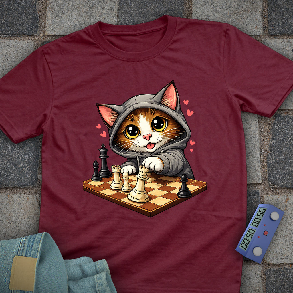 Cat Hoody Chess T-Shirt
