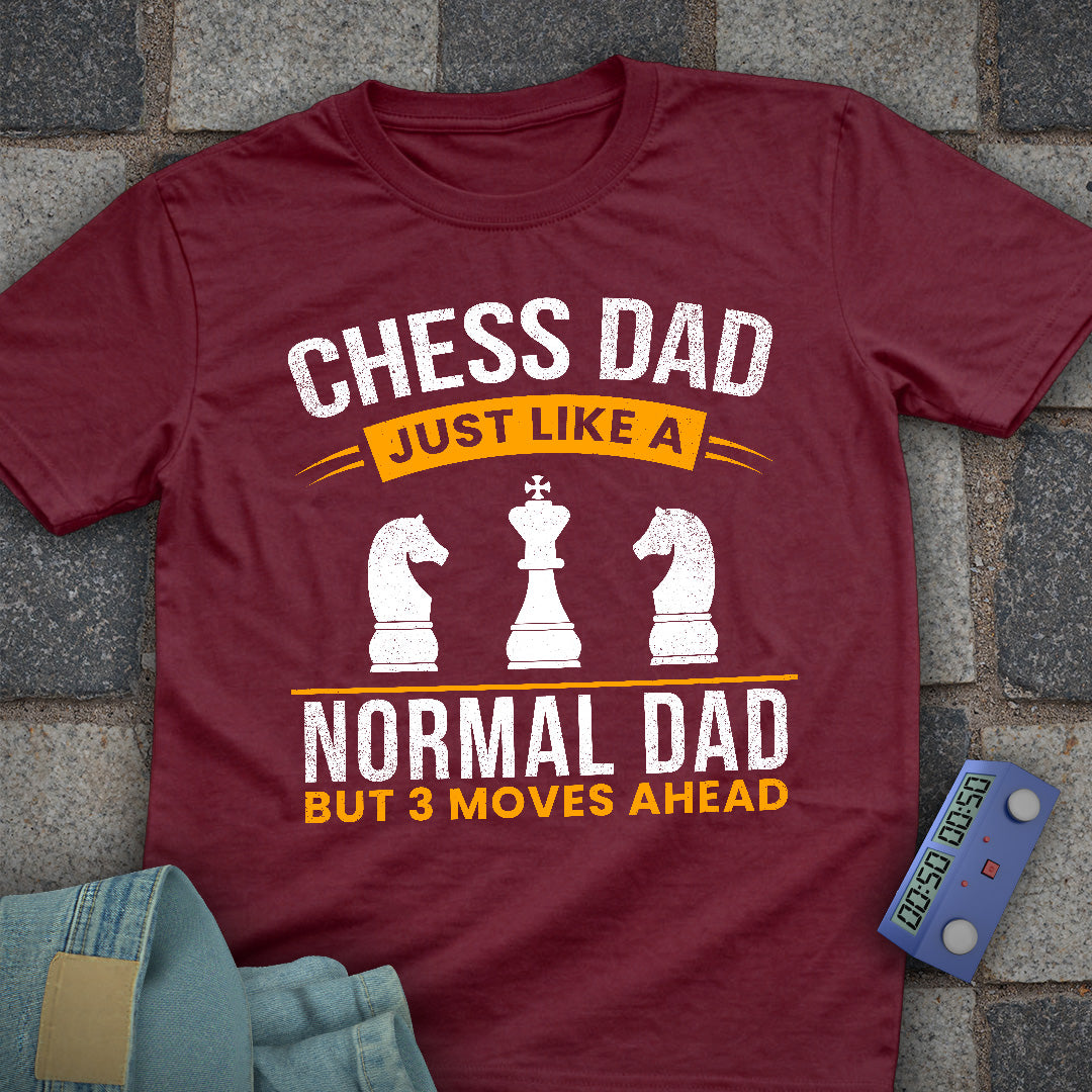 3 Moves Chess Dad T-Shirt