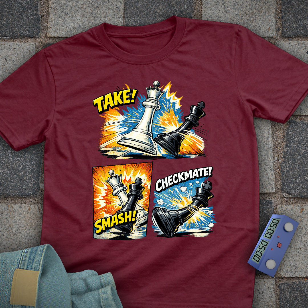 Comic Book Chess T-Shirt