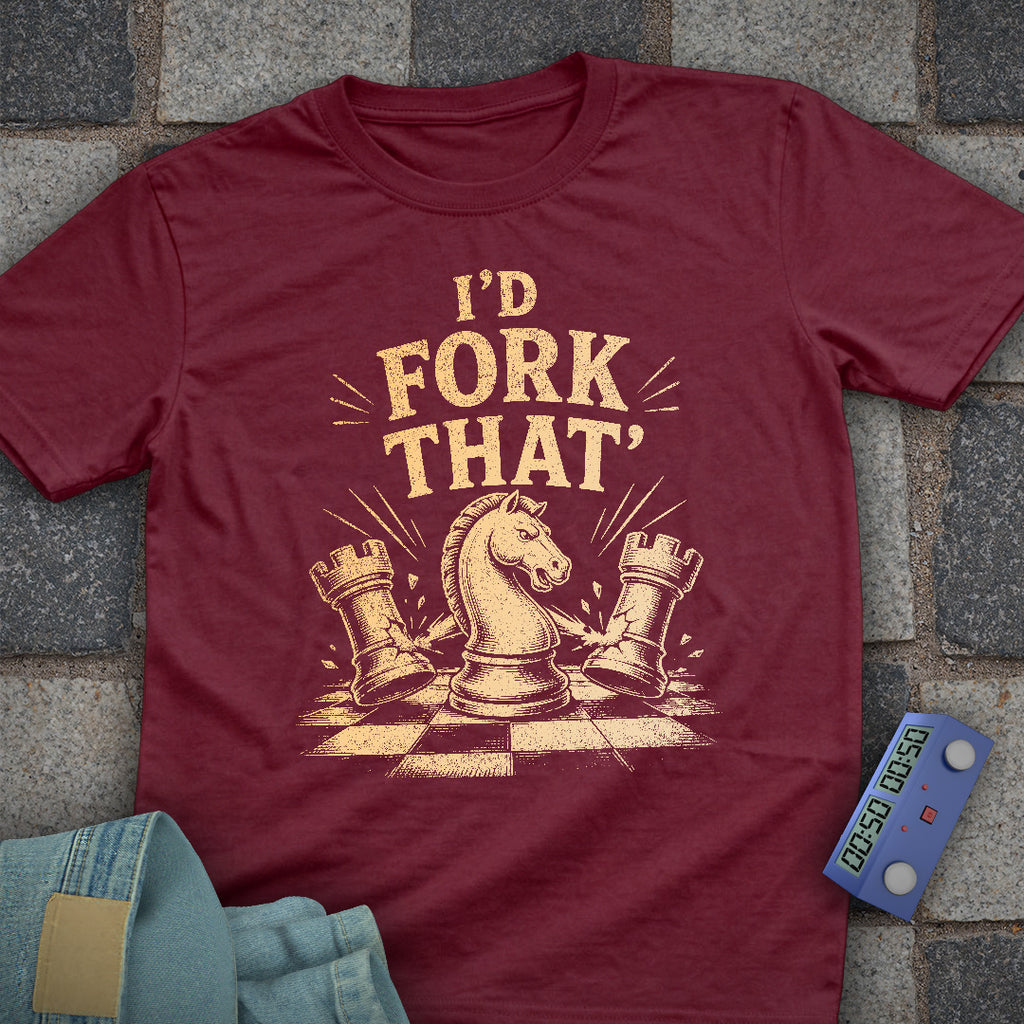 I'd Fork That Chess T-Shirt