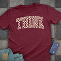 Think Checkered T-Shirt