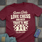 Girl's Chess Beer T-Shirt