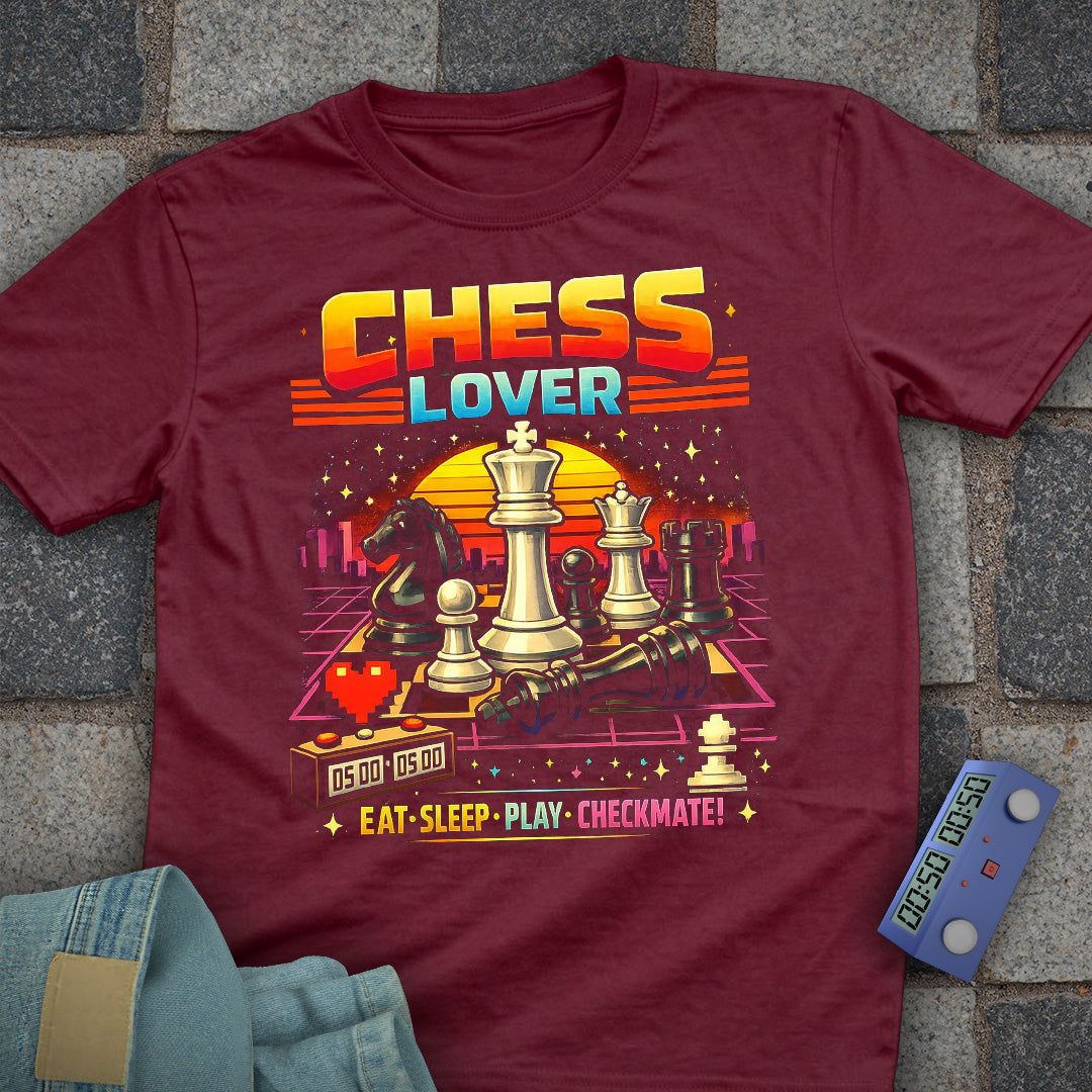 Chess Retro Lover T-Shirt