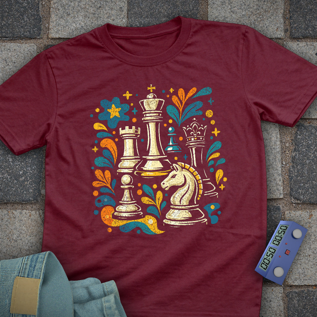 Floral Chess T-Shirt