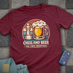 Beer Retro Chess T-Shirt
