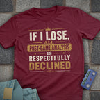 Post Game Declined Chess T-Shirt