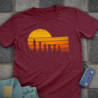 Sunset Vintage Chess T-Shirt