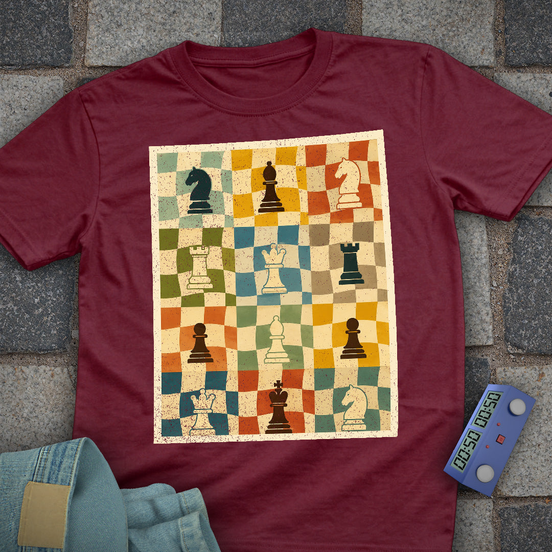 Retro Geometric Art T-Shirt