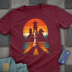 Retro Mountain Chess T-Shirt