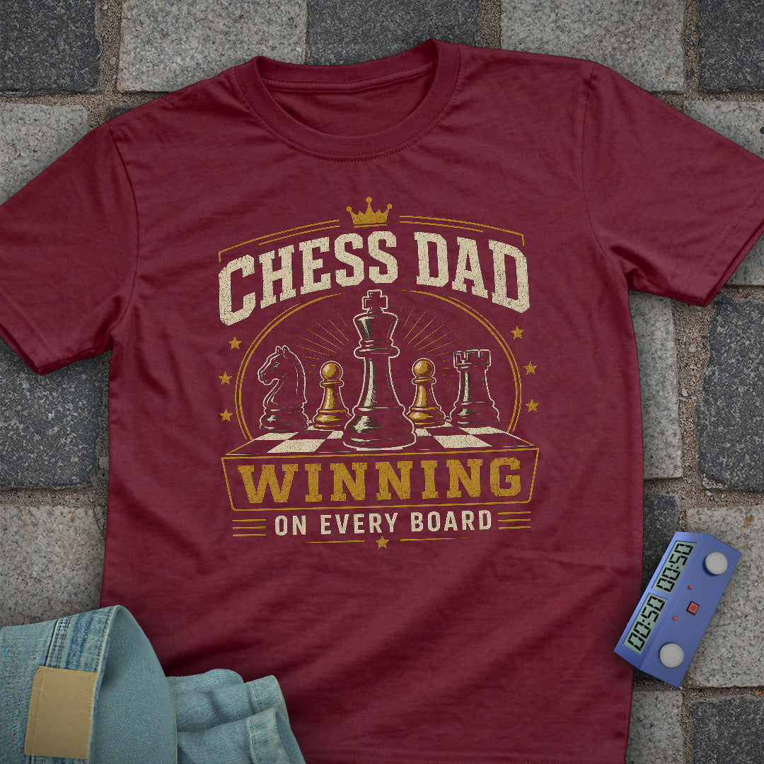Winning Chess Dad T-Shirt