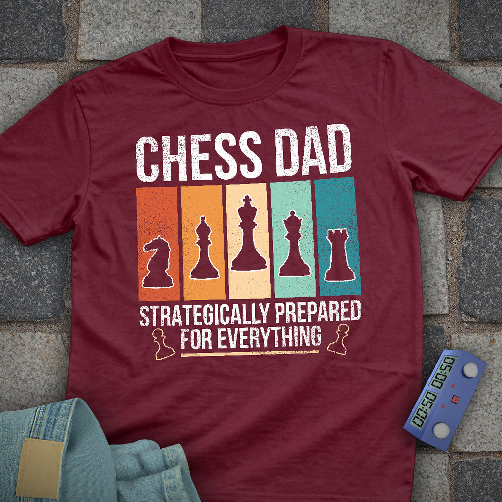 Strategic Chess Dad T-Shirt