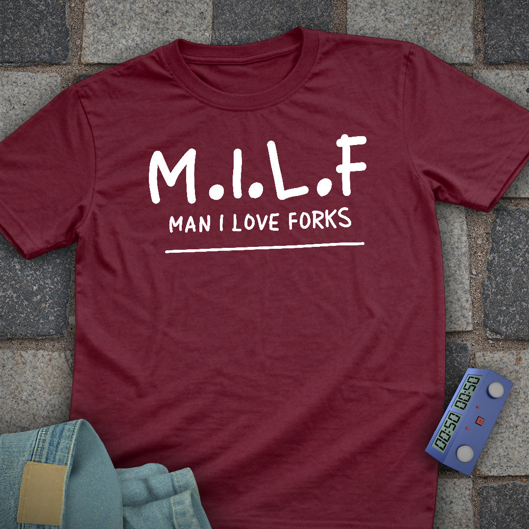 MILF Fork Chess T-Shirt
