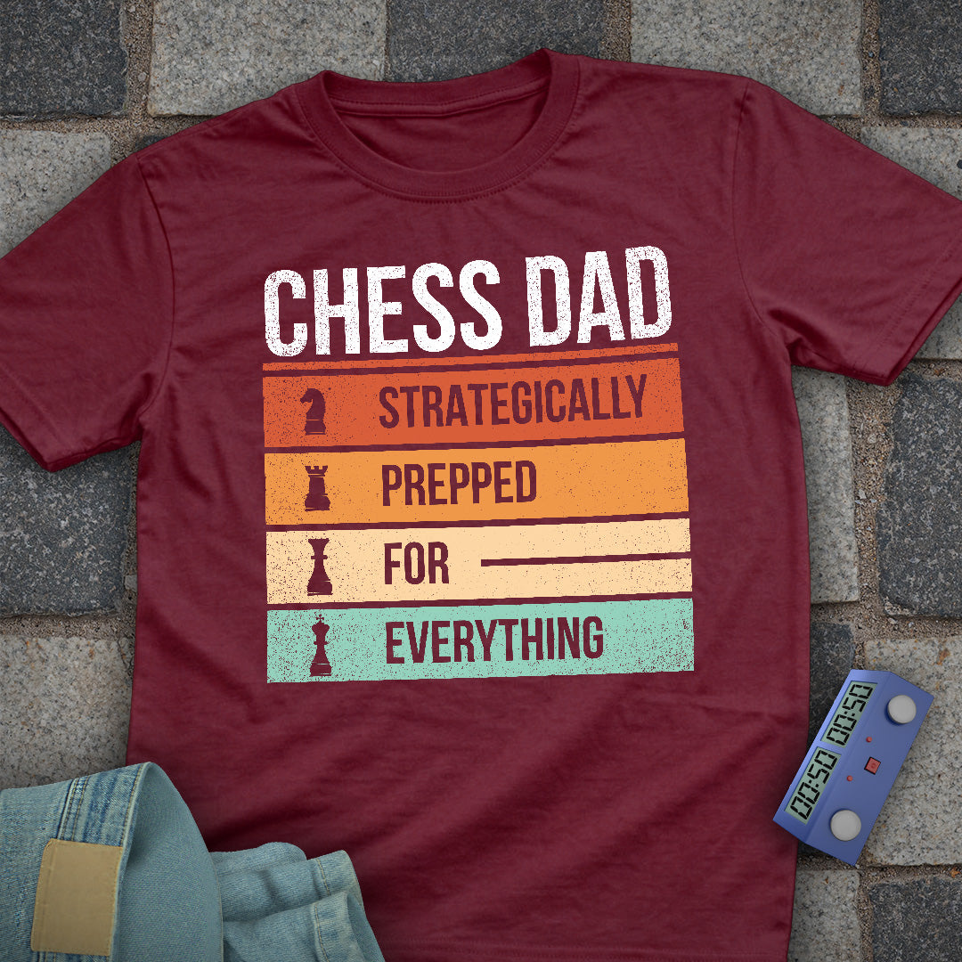 Dad Chess Strategic T-Shirt