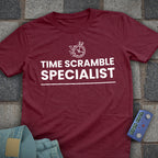 Time Scramble Specialist Chess T-Shirt