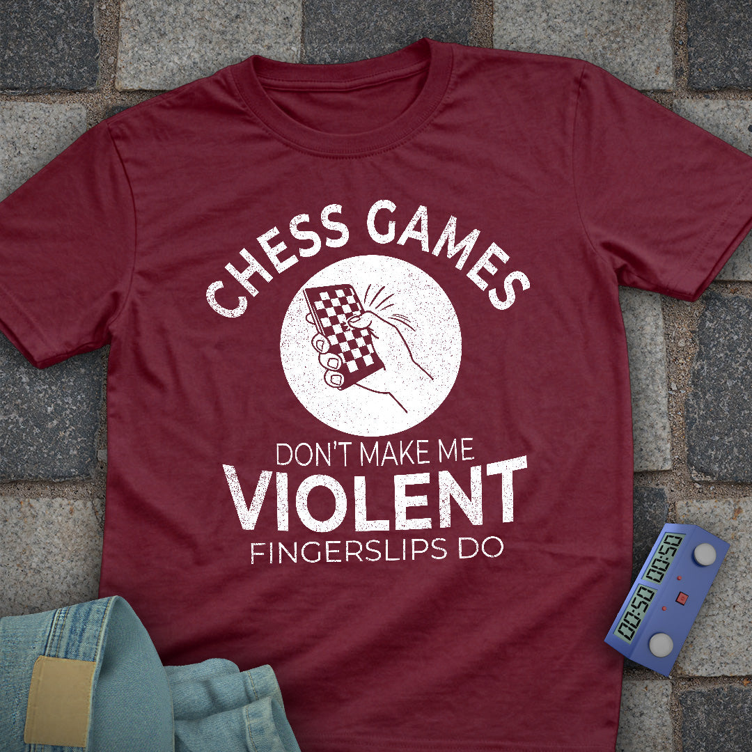 Fingerslip Violent Chess T-Shirt