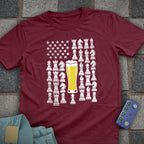 Beer Flag Chess T-Shirt