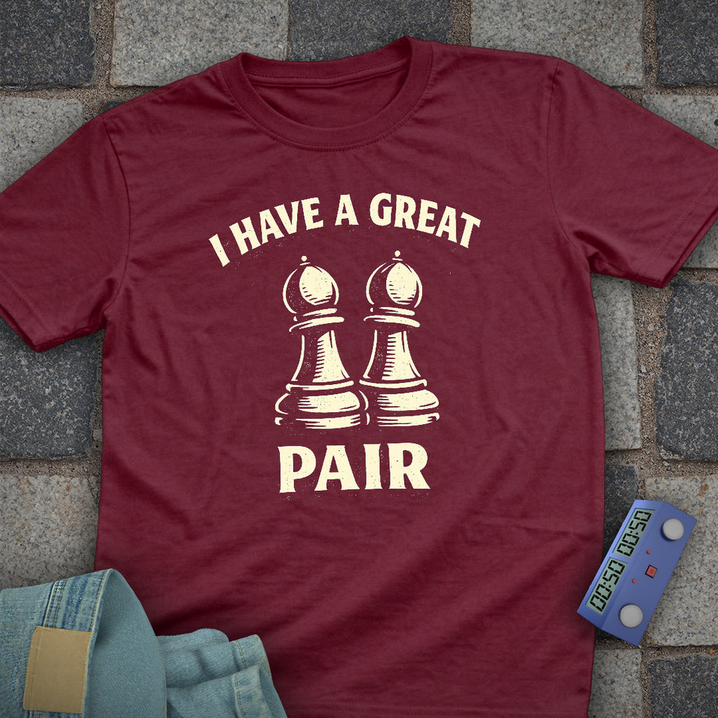Bishop Pair Chess T-Shirt