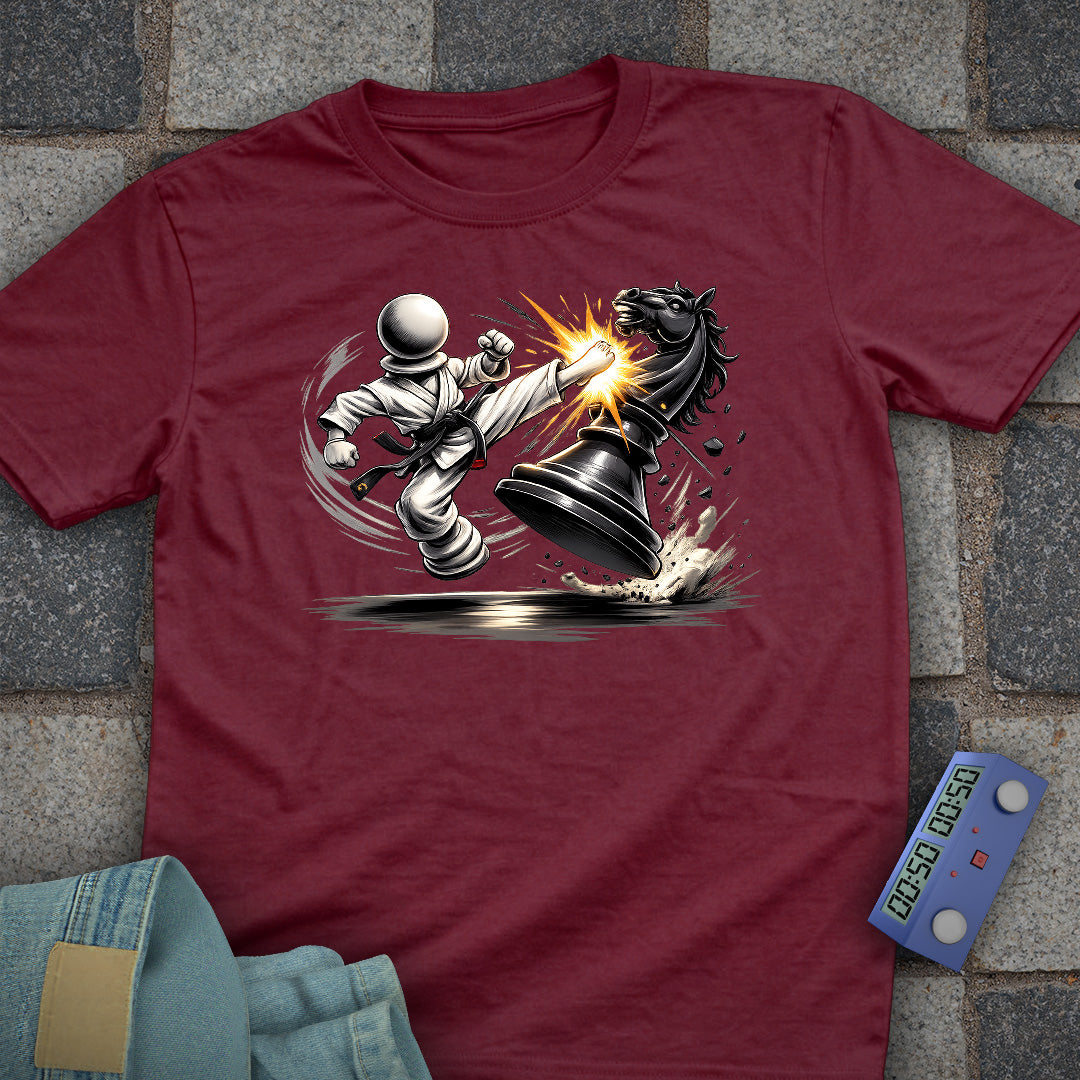 Kick the Knight Chess T-Shirt