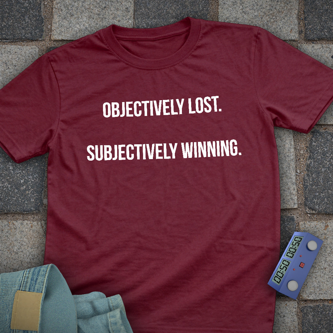 Subjectively Winning Chess T-Shirt