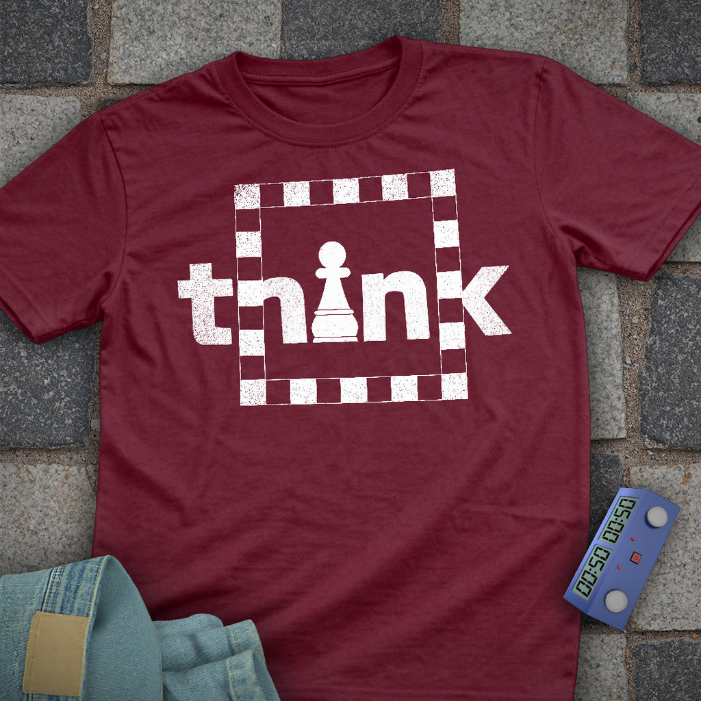Think Checkered T-Shirt