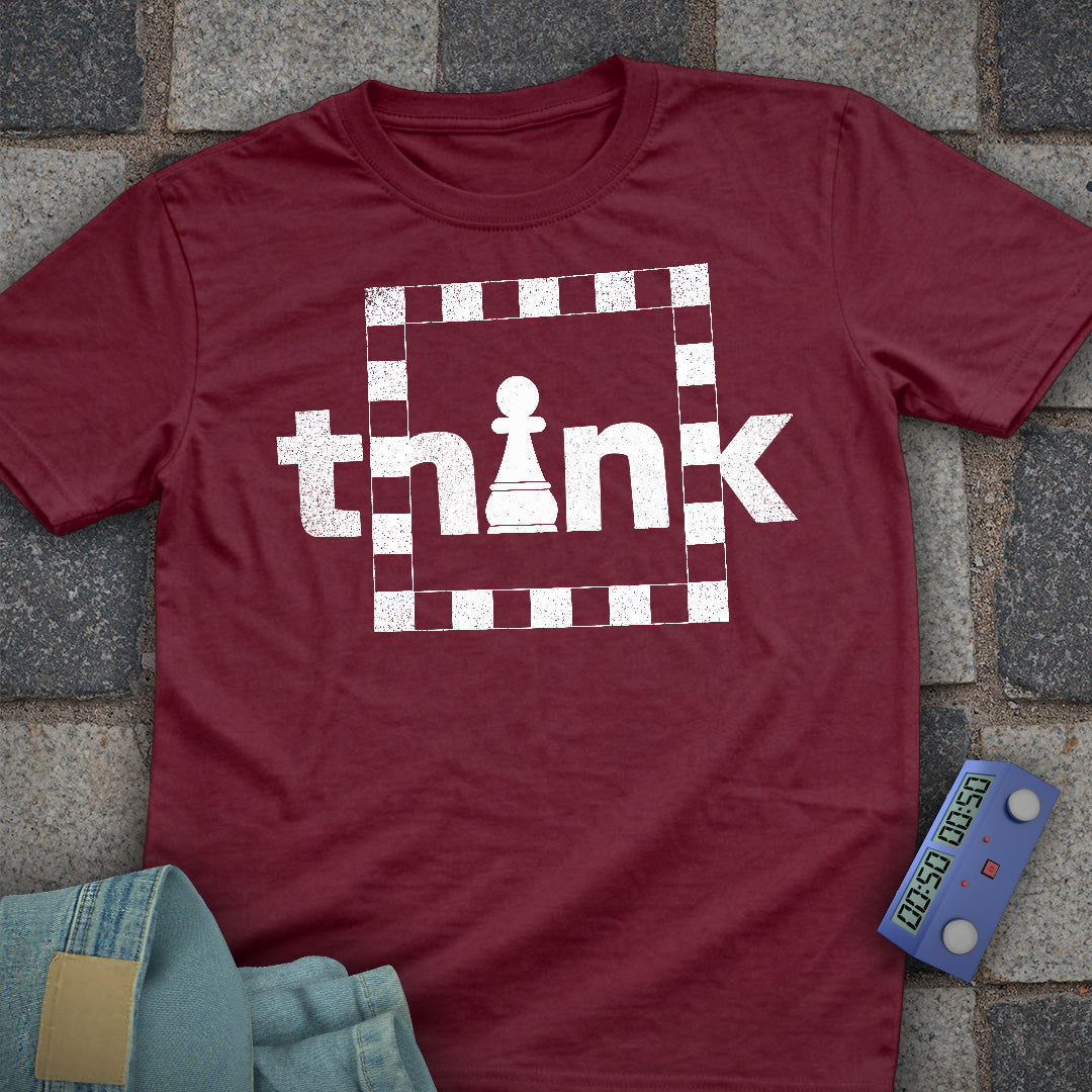Think Checkered T-Shirt