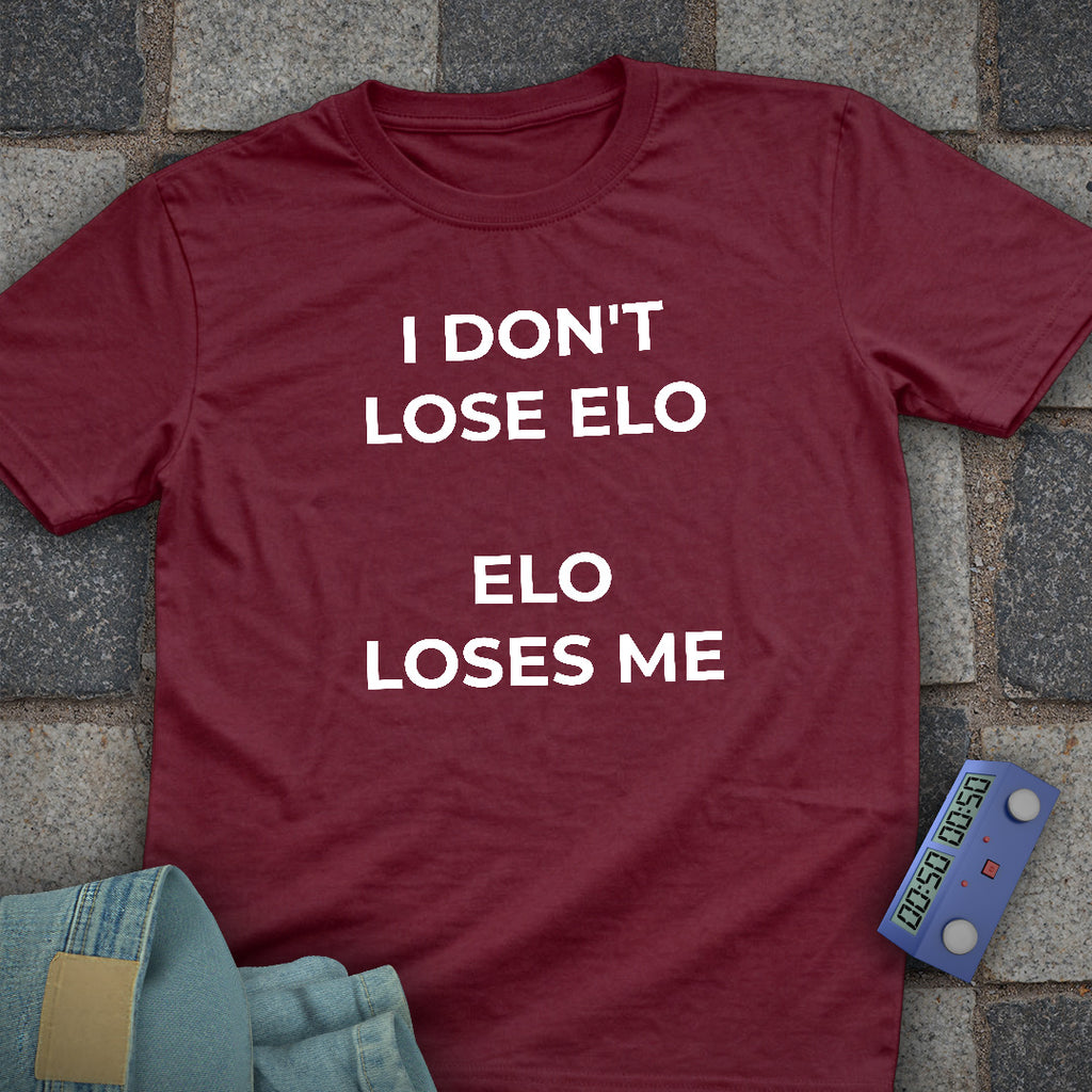 Elo Loses Me Chess T-Shirt