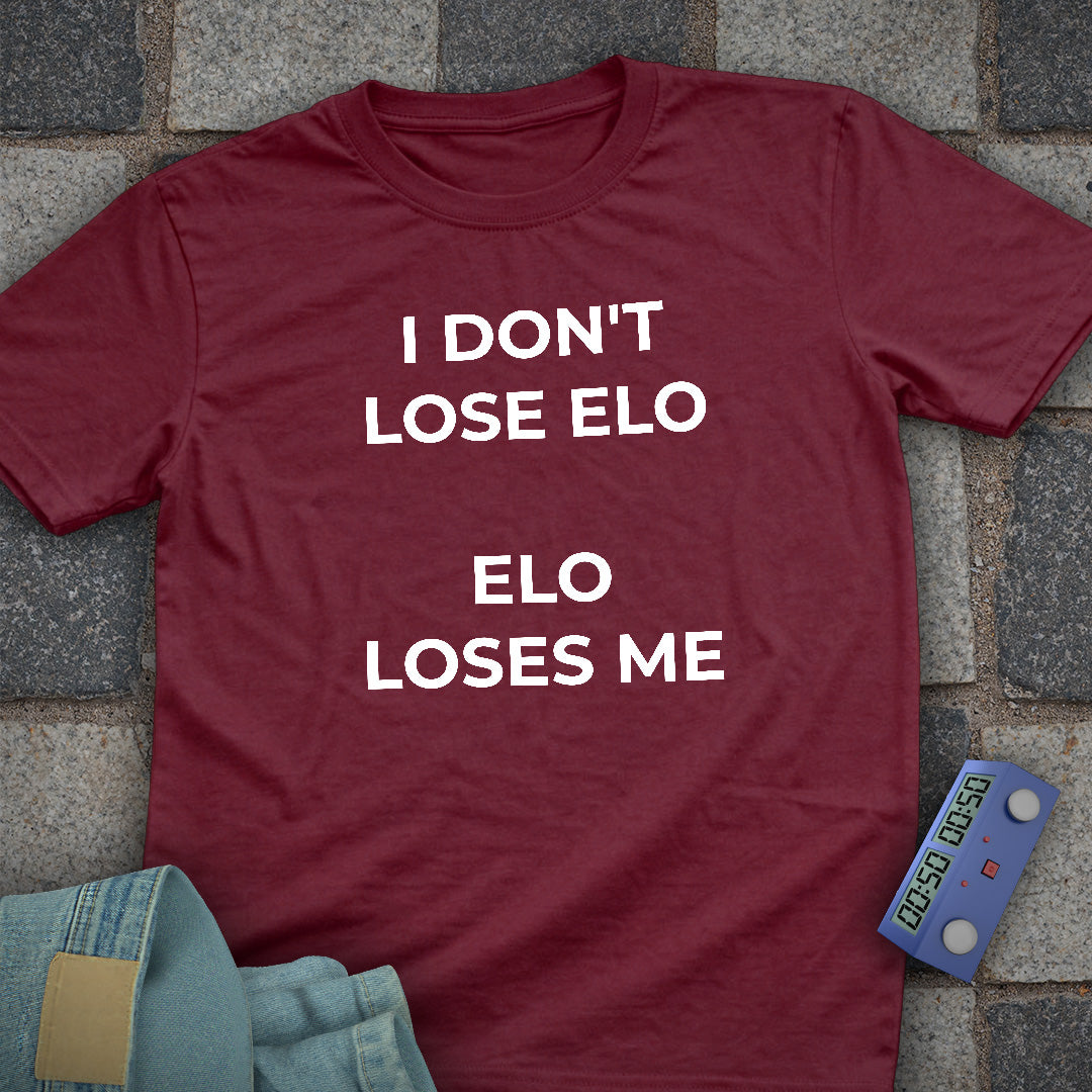 Elo Loses Me Chess T-Shirt
