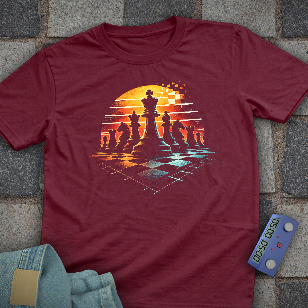 Eighties Style Chess T-Shirt