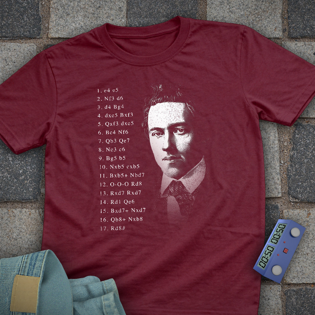 Morphy Immortal Chess T-Shirt