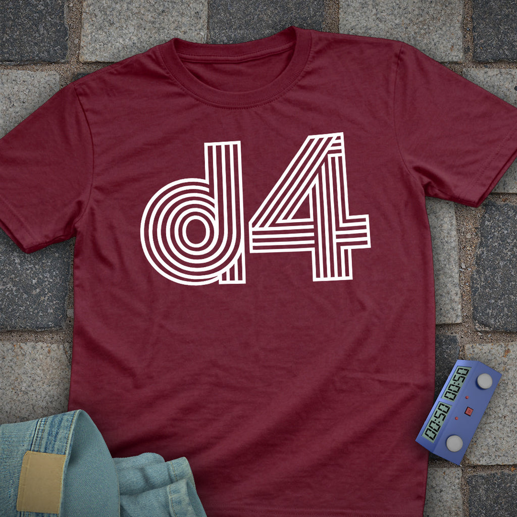 Line Art d4 Chess T-Shirt