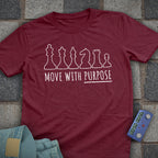 Move With Purpose Chess T-Shirt