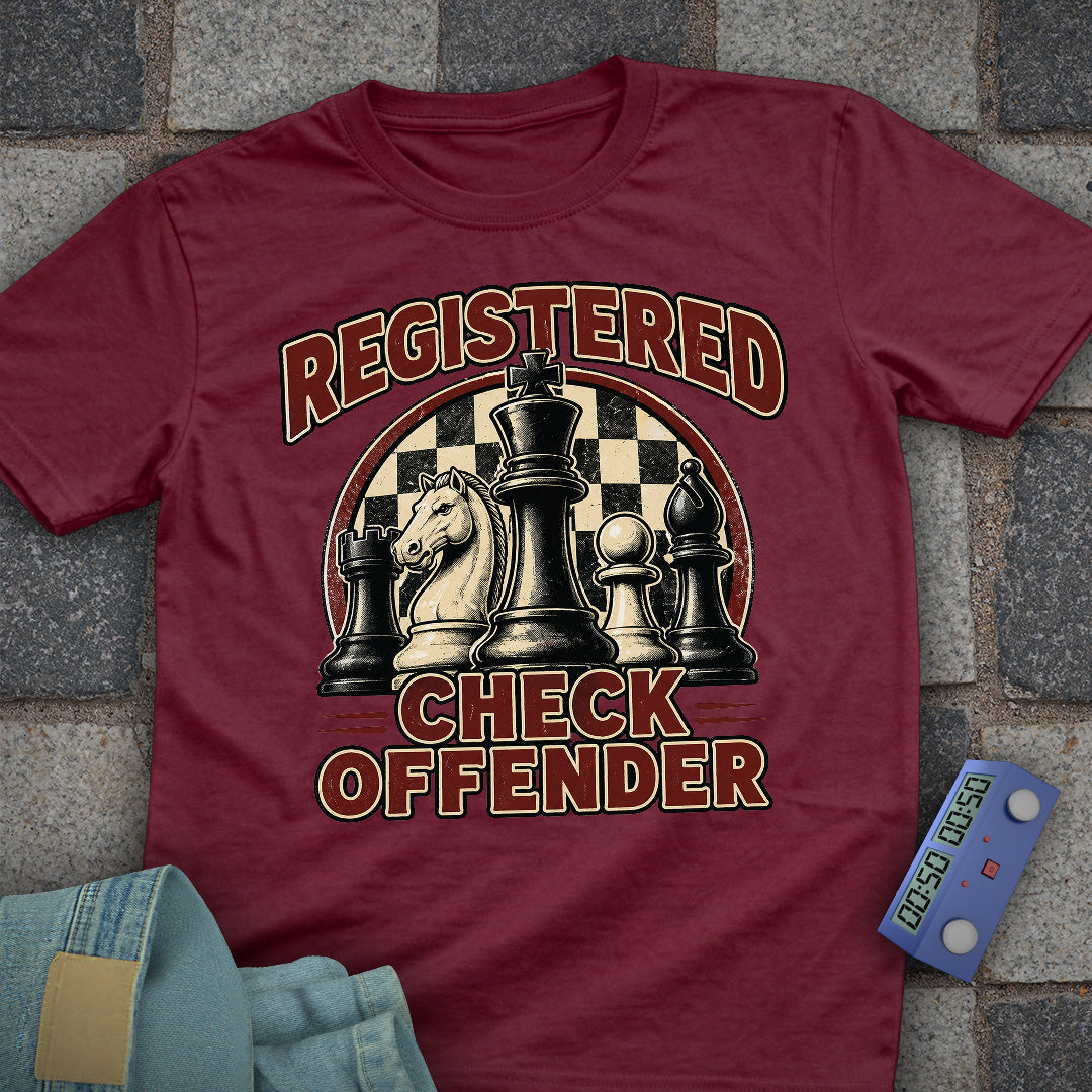 Registered Check offender T-Shirt