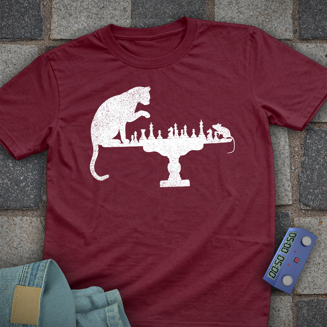 Cat & Mouse Chess T-Shirt