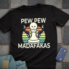 Checkered Pew Pew Chess T-Shirt