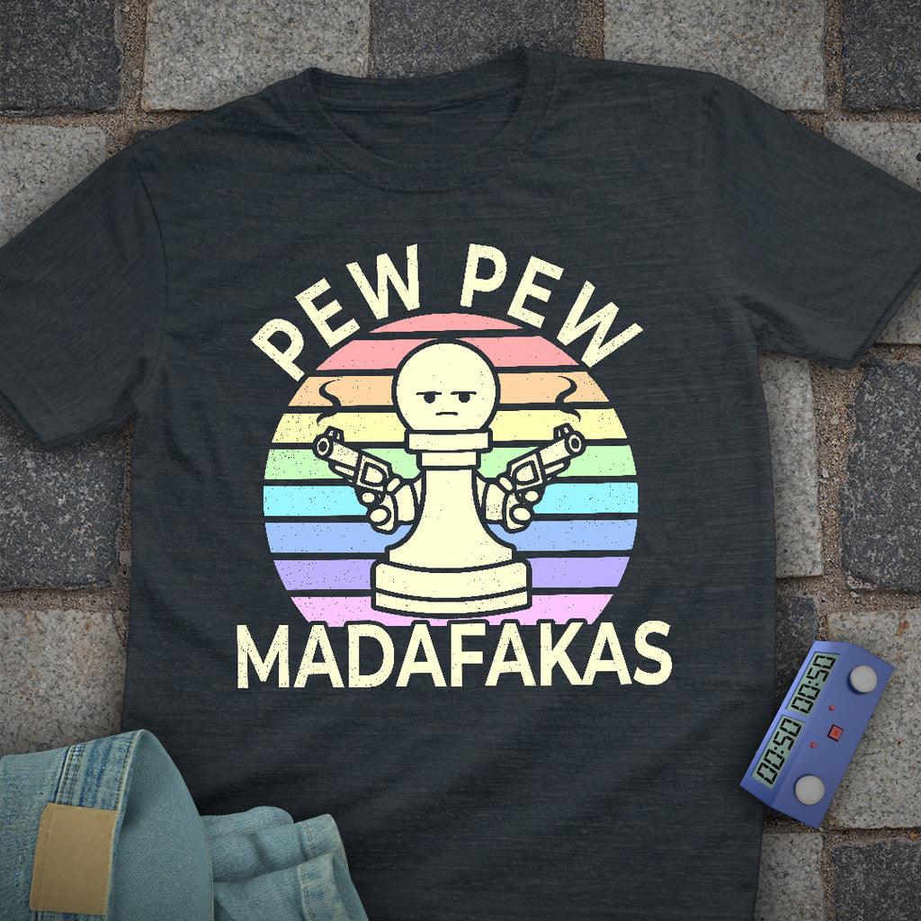 Pew Pew Pastel Chess T-Shirt