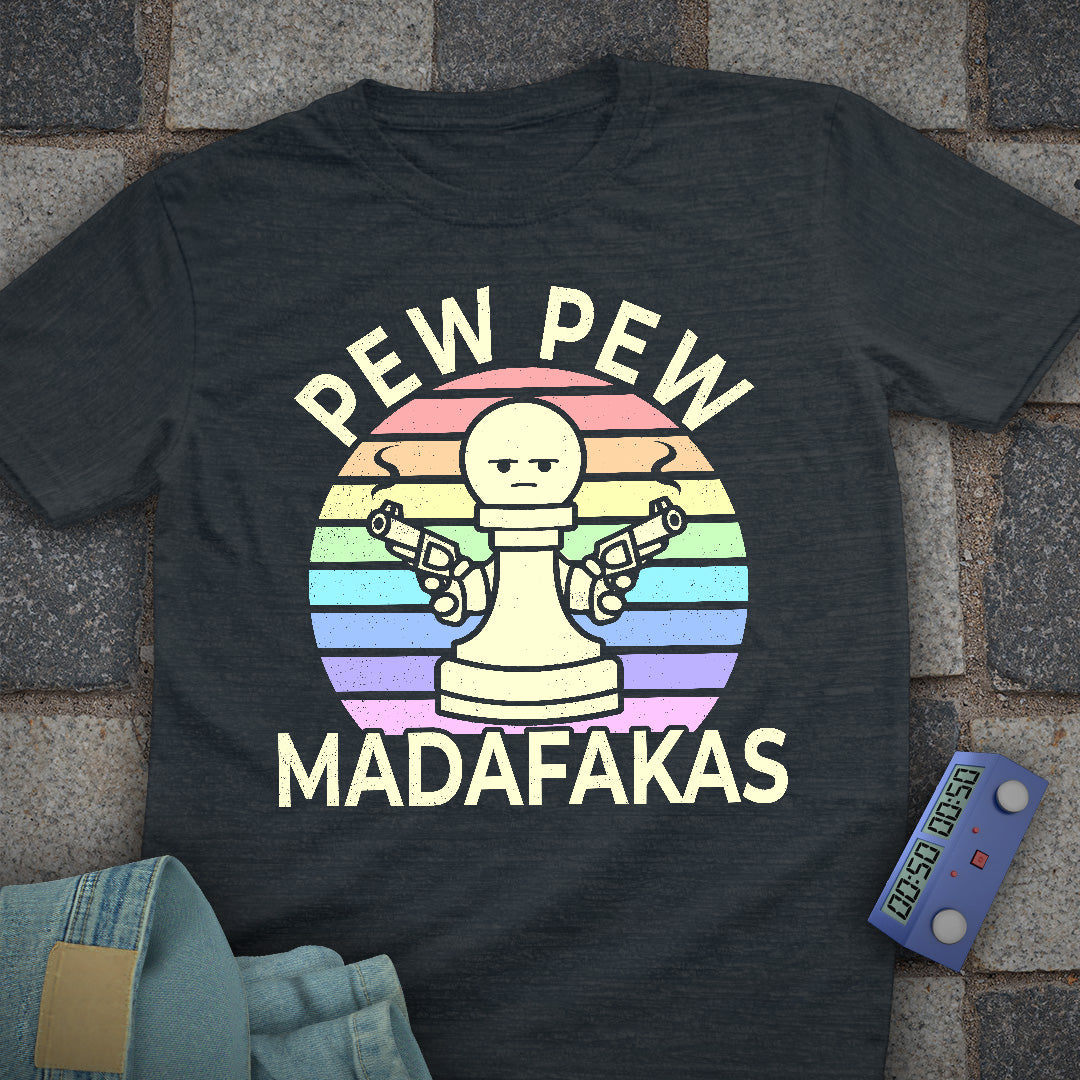 Pew Pew Pastel Chess T-Shirt