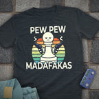 Checkered Pew Pew Chess T-Shirt