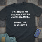 Grandpa Chess Master T-Shirt