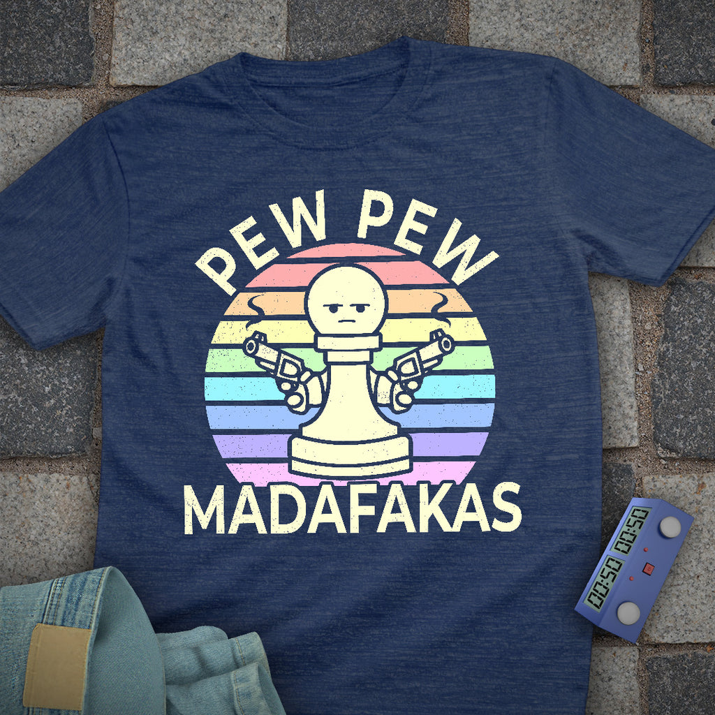 Pew Pew Pastel Chess T-Shirt