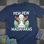 Checkered Pew Pew Chess T-Shirt
