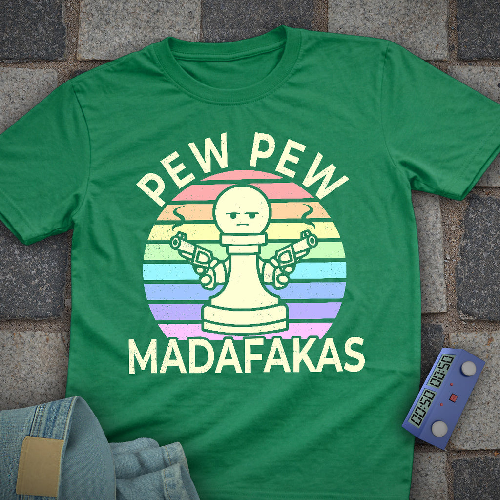 Pew Pew Pastel Chess T-Shirt