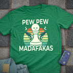 Checkered Pew Pew Chess T-Shirt
